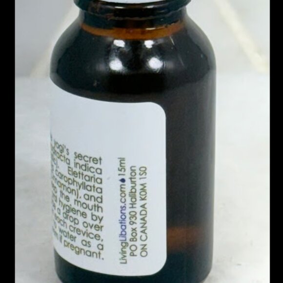 Living Libations - Organic Yogi Tooth Serum | Natural, Wildcrafted Clean 15ml - Picture 2 of 2